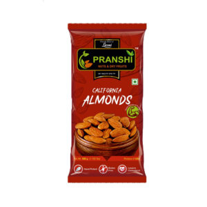 Pranshi Nuts California Almonds<br><br> Regular | 500 Gm
