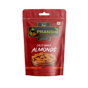 Pranshi Nuts California Almonds<br><br> Regular | 250 gm