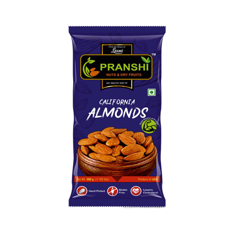 Pranshi Nuts California Almonds Platinum | 500 Gm – Pranshinuts