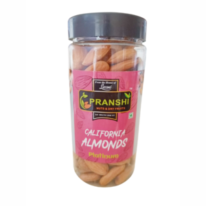 Pranshi Nuts California Almonds<br><br>Platinum | 250 Gm Jar