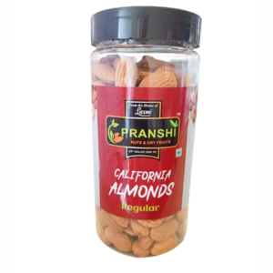 Pranshi Nuts California Almonds<br><br>Regular | 250 Gm Jar
